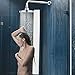SkyGenius Rainfall Fixed Shower Head, Chrome-Finish Wall Mount High Pressure Shower Head 6 inches W/Removable Flow Restrictor