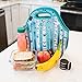 Artovida Artists Collective Insulated Neoprene Lunch Bag With - Design by Michelle Li Bothe (Germany) Birches - Washable Soft Lunch Tote for Work and Picnic - Classic