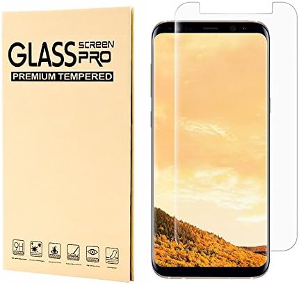 Samsung Galaxy S8 Plus Screen Protector, Jjing New Curved Tempered Glass Screen Protector [Bubble Free ][Scratch Resistant][Easy Installation][3D Curved] Film For for Samsung Galaxy S8 Plus 6.2 inch