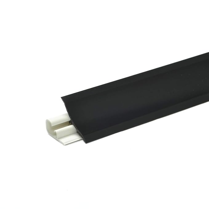 [DQ-PP] 1,5m Winkelleisten Schwarz für Küchen 23mm x 23mm Arbeitsplatten Grundprofil Abschlussleiste Küchenabschlussleiste Ti