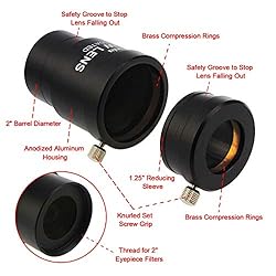 Astromania 2" 2.5X Barlow Lens - Allows The use of