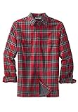 Kingsize Men's Big & Tall Fleece-Lined Flannel Shirt Jacket