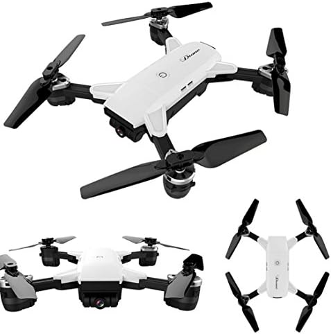 Nesee YH-19HW Wifi FPV 2.0MP Camera Foldable 2.4G 6-Axis Selfie Quadcopter Drone Toys (White)