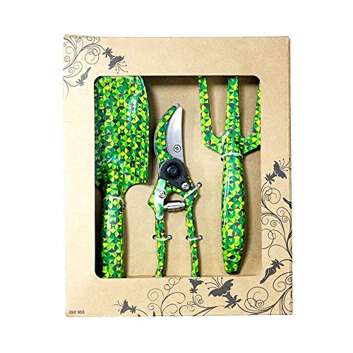3 Piece Garden Tool Set - Aluminum Gardening Tools with Floral Print - Trowel, Cultivator, Pruning Shear, and Exquisite packaging, Gift Set for Gardening Needs - Thumbnail 7