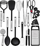 Home Hero Kitchen Utensil Set - 23 Nylon Cooking Utensils - Kitchen Utensils with Spatula - Kitchen Gadgets Cookware Set - Best Kitchen Tool Set