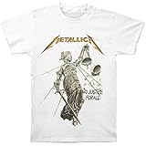 Metallica Men's Justice White T-shirt White