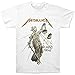 Metallica Men's Justice White T-shirt White