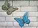 Superdream 3D Nature Inspired Metal Butterfly DIY Decorative Wall Art Trio Hang Indoors or Outdoors