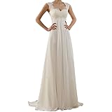 Vestidos de Fiesta Mujer, SUNNSEAN Vestido Largo sin Mangas de Encaje de Mujer Vestido de Fiesta de Cóctel Moda Vestido de Novia para Boda Tallas S - 5XL Vestidos de Novias