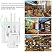 GALAWAY Upgraded AC1200 Dual Band WiFi Range Extender Wireless Repeater Internet Signal Booster with 4 High Power External Antennas 2 Ethernet Ports for Whole Home WiFi Coverage