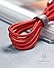 Anker Cable [2 Pack, 6FT], USB A to USB C Cable for iPhone 17 Series,Samsung Galaxy S10 S10+, LG V30, Beats Fit Pro and More (Red)
