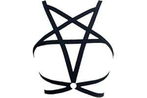 Women Harness Bra,Fashion Club Party Wear Lady Pentagram Chest Body Cupless Cage Bra Portable and Useful