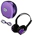 1 Kid Sized Wireless Infrared Car DVD IR Automotive Colored Adjustable 2 Channel Headphones with Case and 3.5mm Auxiliary Cord. Note: Will Not Work on 2017+ GM's or Pacifica