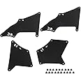 Splash Guard Fender Liner Shields with Clips Compatible with 2003-2020 Toyota 4 Runner 2007-2014 FJ Cruiser 2010-2018 Lexus GX460 2003-2009 Lexus GX470- Replaces 53735-35150, 53886-35020