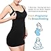 iLoveSIA 2pack Women's Seamless Cami Tank Top with Build-In Nursing Bra Bralette (Black+Black) Size M Fit 34BCD 36A