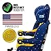 KidsEmbrace Disney Beauty and The Beast Belle 2-in-1 Forward-Facing Car Seat Latch | 5-Point Harness 26.5-65lbs converts to Belt-Positioning Booster 40-100lbs | Adjustable