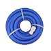 Blue Blow-Molded PE In-Ground Swimming Pool Vacuum Hose - 36' x 1.25