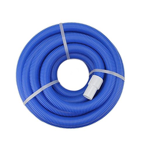 Blue Blow-Molded PE In-Ground Swimming Pool Vacuum Hose - 36' x 1.25