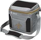 Coleman NFL Soft-Sided Insulated Cooler and Lunch Box Bag, 9-Can Capacity, New Orleans Saints