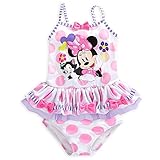 Disney Minnie Mouse Clubhouse Deluxe Swimsuit for Girls - 2-Piece White
