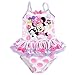 Disney Minnie Mouse Clubhouse Deluxe Swimsuit for Girls - 2-Piece Size 3 White