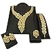 FAUOI Womens Luxury Africa Dubai 18k Gold Plated Jewelry Sets Wedding Rhinestone Crystal Bib Statement Necklace Earrings Set for Brides Party Prom