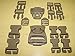 ITW Nexus 16 pc US Military Army ILBE USMC Marpat MOLLE II Camping Hiking Repair Replacement Kit Backpack Assault Pack Buckle Set Belt Webbing Desert Brown Tan 1,1.5,2