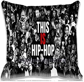 Popular Music Throw Pillow Covers - Pillowcase with This is Hip Hop for Living Room Decoration