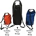 3 Bag Set - DRY VAULT – DRY BAG SETS – 500D PVC Tarpaulin – 20L, 10L, 5.8L with shoulder straps - WEATHERPROOF - WATERPROOF BAGS - BEST DEAL ON AMAZON - 100% Guaranteed -3 QUALITY Bags for Price of 1