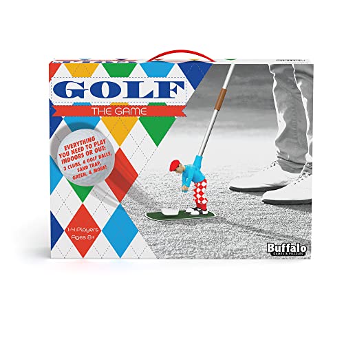 Buffalo Games Golf The Game Indoor/Outdoor Dexterity Minigolf Game