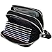 kinzd Accordion Wallet RFID Leather Card Wallet for Women Credit Card Holder (Black)