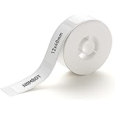 NIIMBOT Label Maker Tape for D11/D110/D101 Label Maker, 12 x 40 mm (0.47'' x 1.57'') for Home Office Labeling Tape Replacement, White