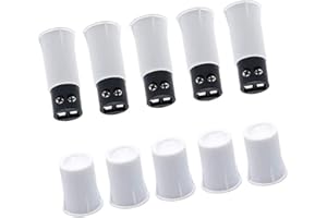 LAGOGIA Magnetic Reed Switch MC-33C NC Recessed Wired Door Window Alarm, Magneti Door Switch, Contact Sensor, for Home Security and Burglar Alarm Systems, Sets of 5