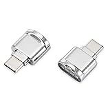 cablecc 2pcs USB 2.0 Type C USB-C to Micro SD SDXC