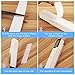 41 Ft Self Back Adhesive Tape Roll by TOPtoper Hook and Loop Strips (White 0.8Inch)