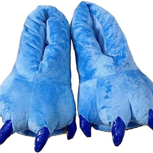 Slippers Shoes Unisex Animal Unicorn Foot Warmers Cotton Padded Shoes Adult / kids (M, Blue)