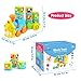 Gizmovine Learning Toys for 2 Year olds , Toddler Boy Train Toys Educational Toys Music Train Set Great Preschool Learning Toys with Letter Block Set Autism Toys for 2, 3, 4, 5, 6 Year Old