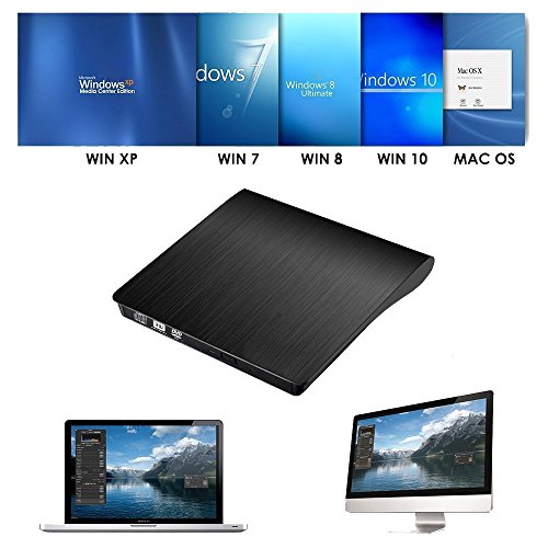 Notebook-drive-Sonyabecca-PC-USB-DriveDVD-Drive-USB-30-Desktop-Computer-Drive-PC-DVD-player-for-Computer-USB-20-11-Ports-Ideal-For-Windows-Linux-Mac