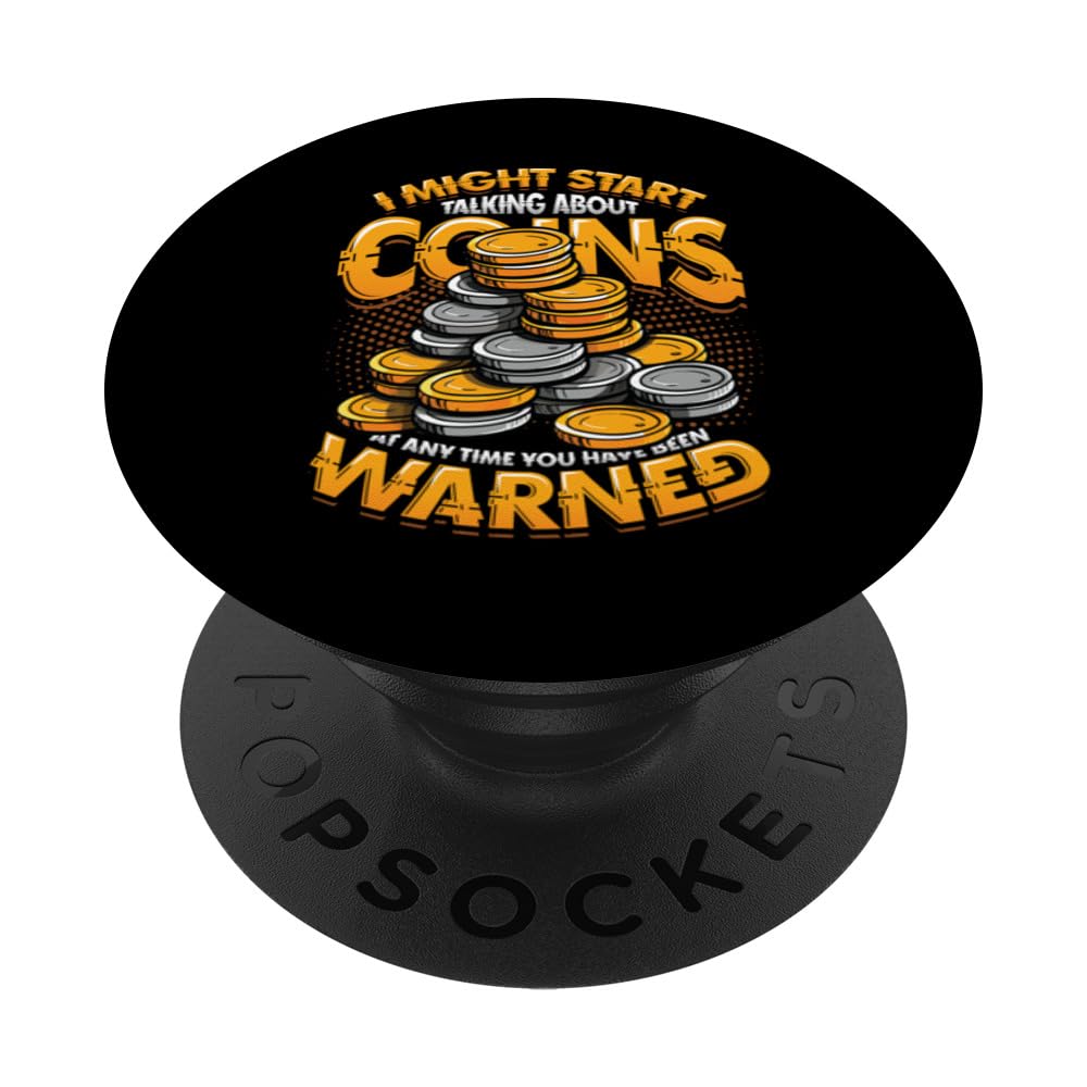 Coin Collector - Talking About Coins PopSockets Swappable PopGrip