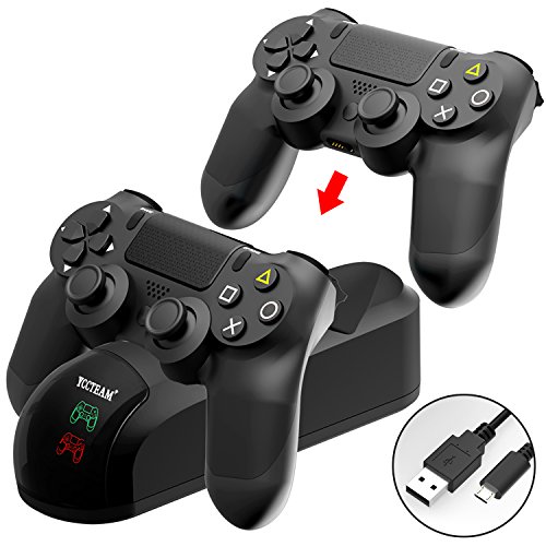 2 Controller+Charger+Charging+Station+Playstation