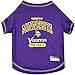 NFL Minnesota Vikings Dog T-shirt Medium. - Licensed Shirt for Pets Team Colored with Team Logos- Premium Stretchable Materials for the comfort of your Dog & Cat