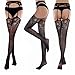 akiido Fishnet Stockings Fishnet Tights Thigh High Stockings Pantyhose High Waist Tights