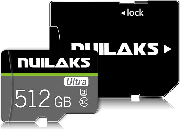 Amazon Com 512gb Microsd Card High Speed Sd Card For Nintendo Switch Class 10 Memory Card For Android Smartphone Digital Camera Tablet And Drone Gray 512gb Computers Accessories