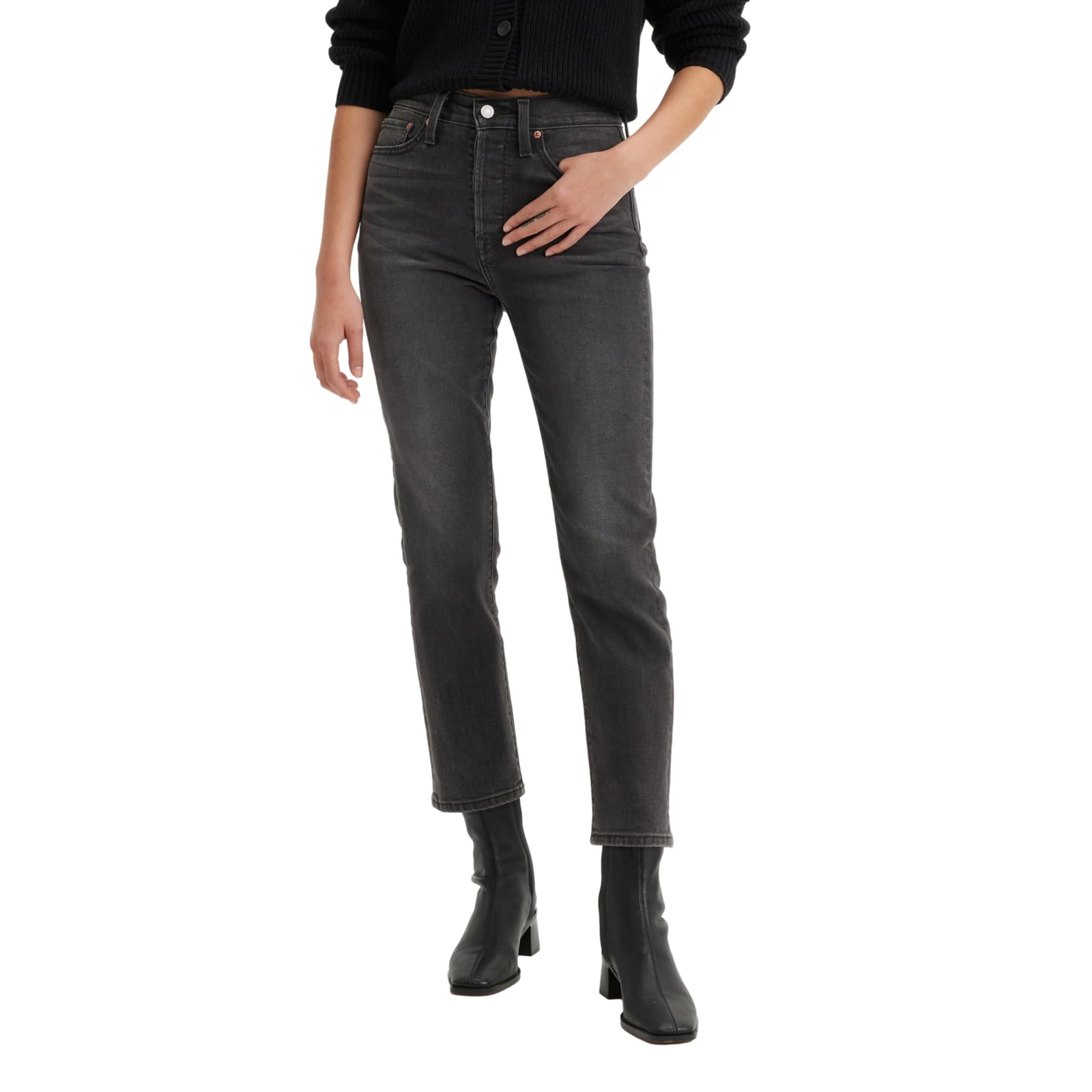 Photo 1 of Levi's Womens Wedgie Straight Leisure Time Tonight 30