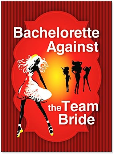 Bachelorette Against The Team Bride Party Card Game