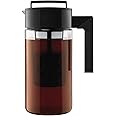 Takeya Patented Deluxe Cold Brew Coffee Maker, One Quart, Black
