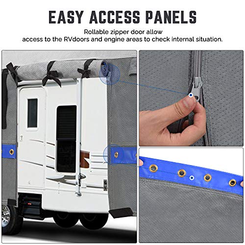 Quictent Upgraded 5th Wheel RV Cover, ExtraThick 5ply Camper Cover