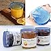 Silicone Stretch Lids, 12 Packs Reusable Seal Food Reusable Covers Lids for Bowls, Durable, Heat Resistant Storage Covers Fit Various Sizes and Shape of Containers, Dishwasher & Freezer Safe
