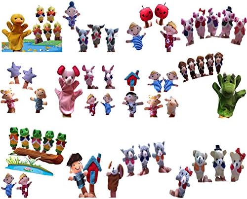 Pinkyee Favourite Nursery Rhyme Finger Puppets 12 Sets