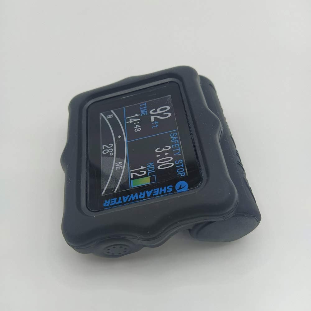 SHAMROCK HEALTH Silicone Protective Cover for Shearwater Perdix Diving Computer (Black) - Image 5